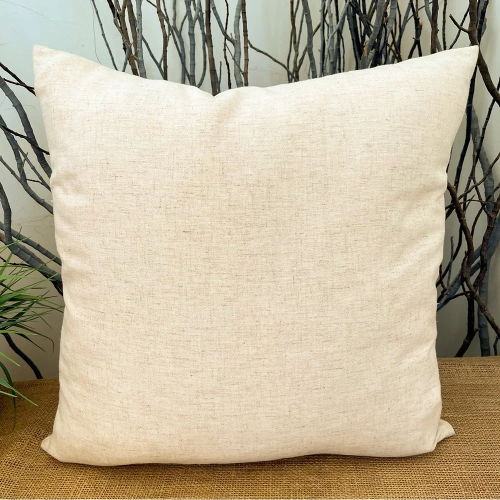 Rodeo Home Feather “Every Moment Counts” Embroidered Accent Pillow Square